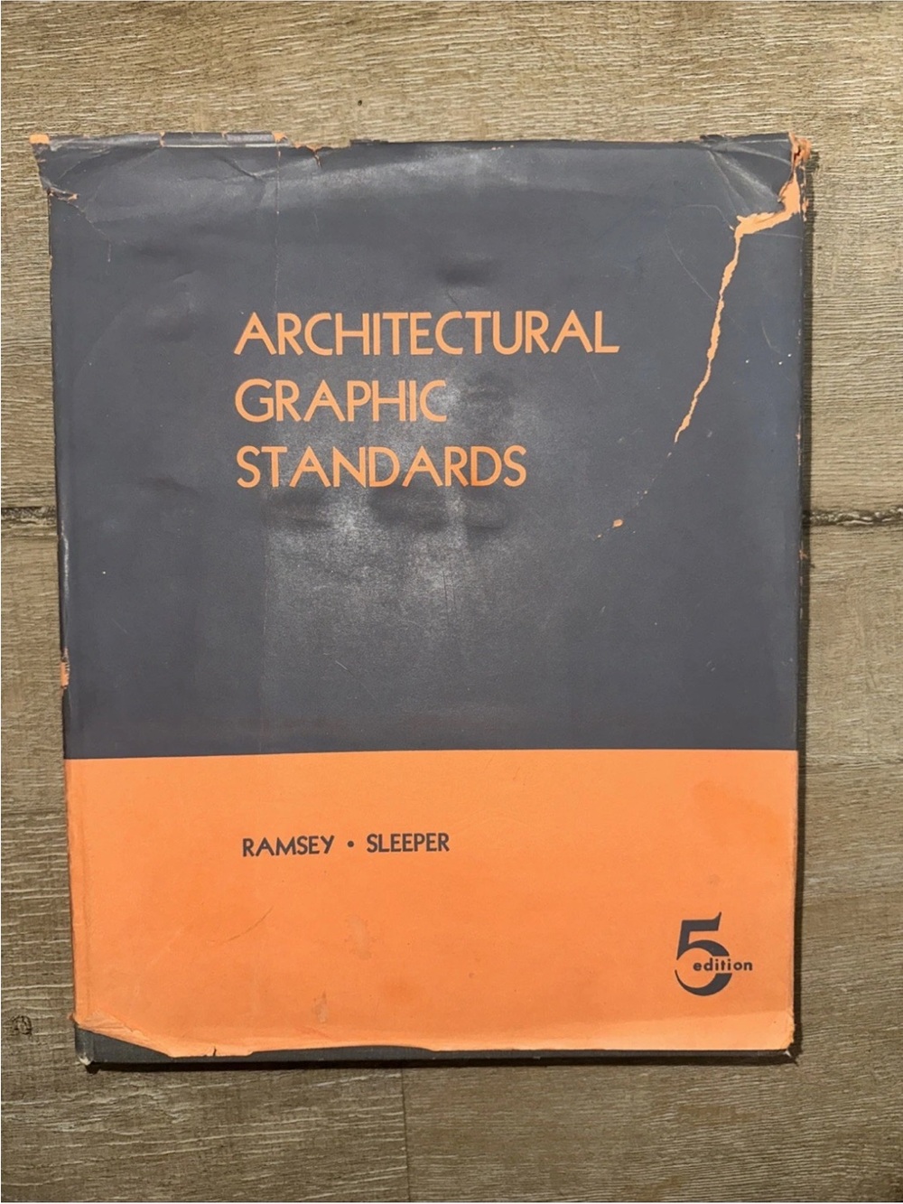 architectural graphic standards ramsey Sleeper 5th edition Wiley Hard Cover